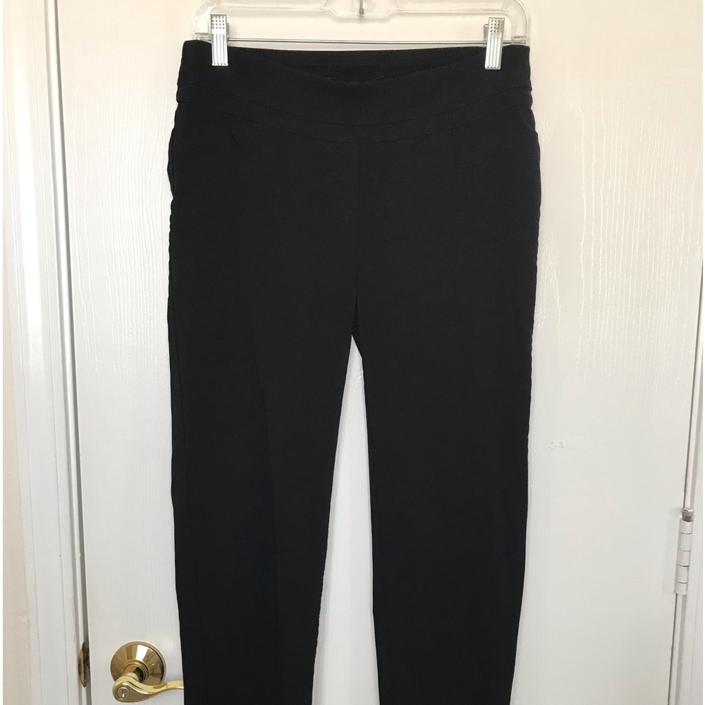 Zac & Rachel Black Ankle Pull-On Stretch Pants 6